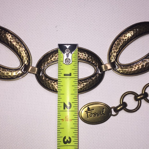 Fossil vintage chain metal belt 47” length - Picture 11 of 12